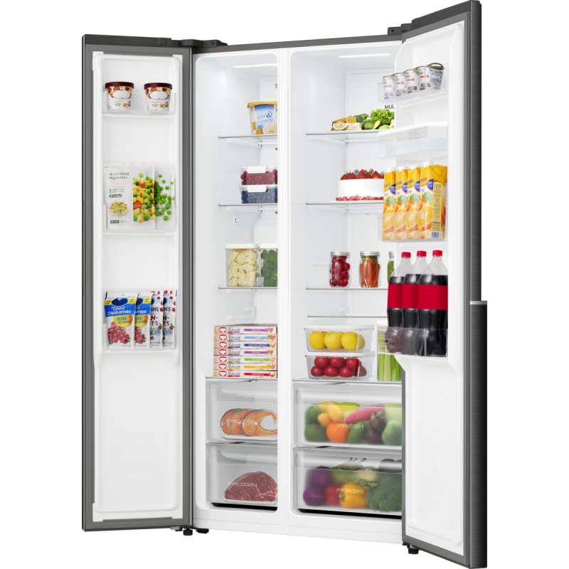 Gorenje NRS917E41BXWD frigo américain Pose libre 541 L E Noir