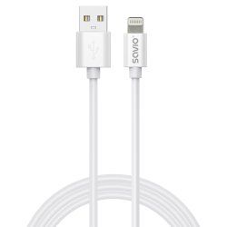 Savio Cl-193 câble USB USB 2.0 2 m USB A USB C/Lightning Blanc