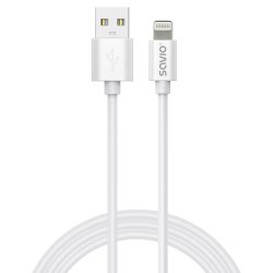 Savio Cl-193 USB cable USB 2.0 2 m USB A USB C/Lightning White