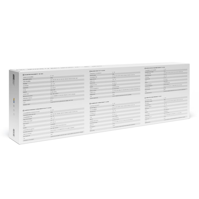 Savio UTV-04 support pour téléviseur 2,18 m (86") Noir