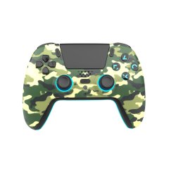 Freaks And Geeks - Wireless Bluetooth Controller for PS5- LED - Green Camo