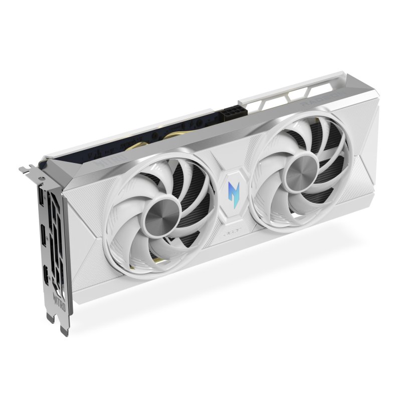Acer Nitro AMD Radeon RX 9060 XT 8G OC White - 8GB GDDR6, 1x HDMI, 3x DP