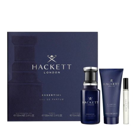Set Hackett Essential, Barbati, Eau de parfum 100ml Gel de Dus 100ml Eau de parfum 10ml