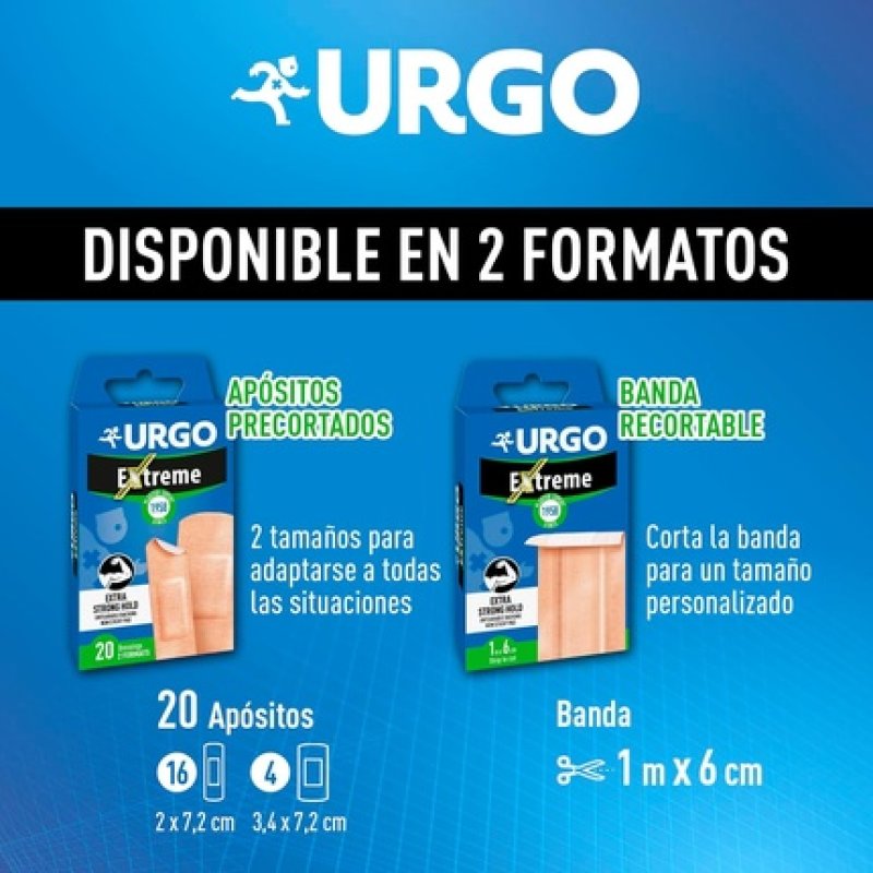 Urgo Extreme Cuttable Plaster for Protection of Superficial Wounds - Extra