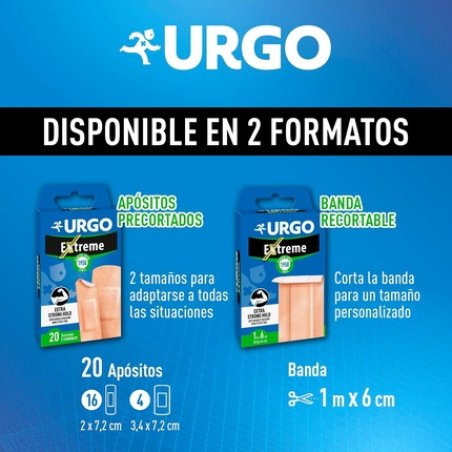 Urgo Extreme Cuttable Plaster for Protection of Superficial Wounds - Extra