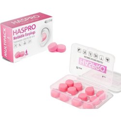 Mold 6 Pairs Moldable Silicone Earplugs with Plastic Container