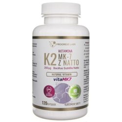 Progress Labs Vitamin K2 VitaMK7 200mcg 120 Capsules