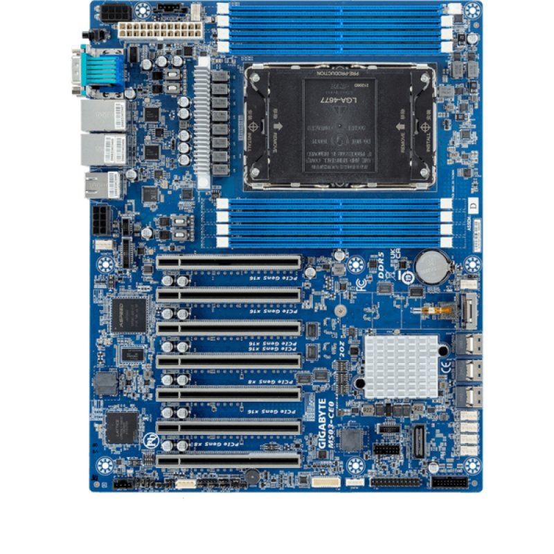 Gigabyte Mainboard MS03-CE0 (Rev. 1.x) ATX Sockel 4677 Bulk