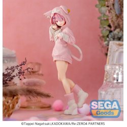 RE ZERO - Ram Mofumofu Pack - Figurine XStellar 21.5cm
