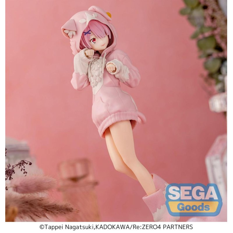 RE ZERO - Ram Mofumofu Pack - Figurine XStellar 21.5cm