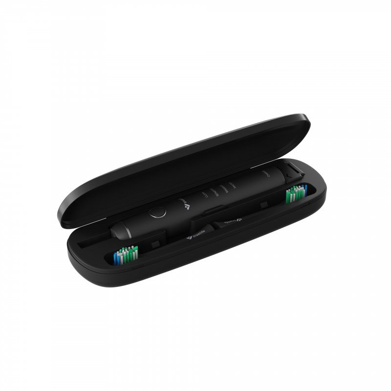 TrueLife SonicBrush Compact Duo Adulte Brosse à dents oscillante Noir, Blanc
