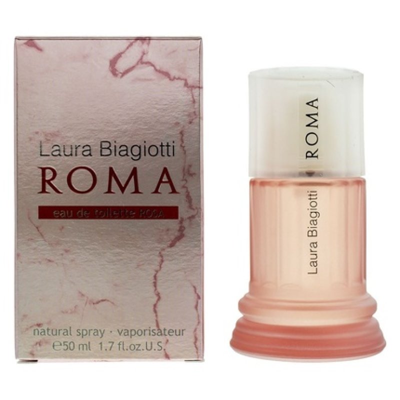 Laura Biagiotti Roma Rosa Eau De Toilette 50ml Women Spray