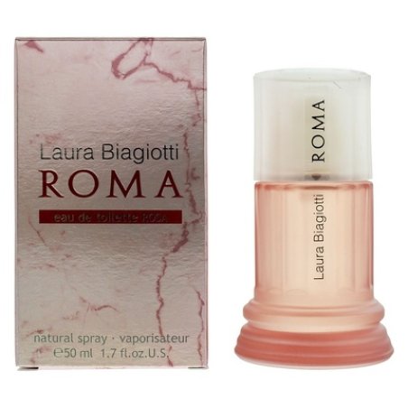 Laura Biagiotti Roma Rosa Eau De Toilette 50ml Women Spray