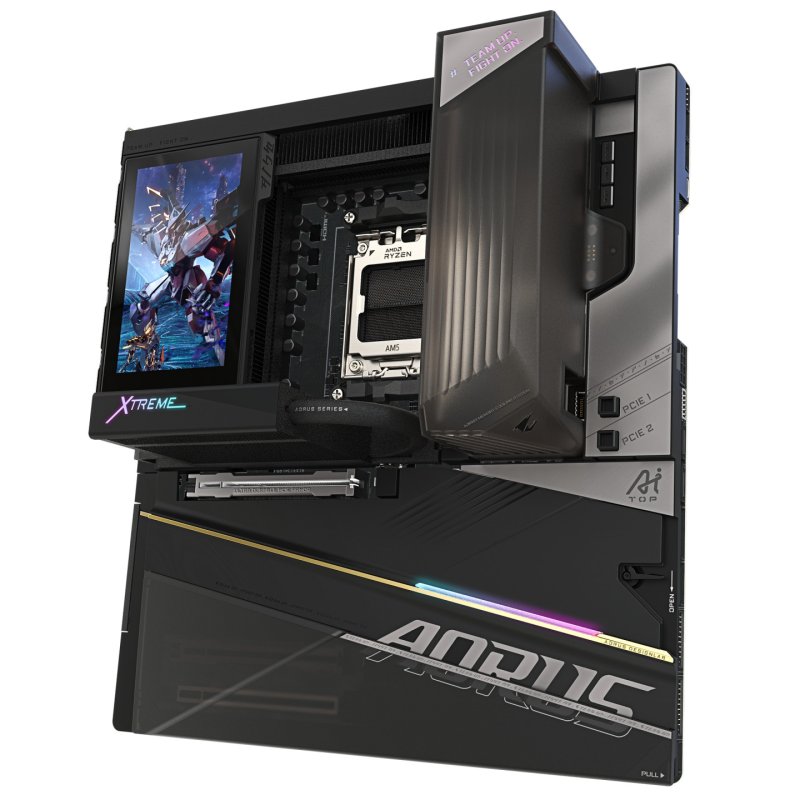 GIGABYTE X870E AORUS XTREME X3D AI TOP Carte Mère - Prend en charge les processeurs AMD Ryzen série 9000, VRM 24 2 2