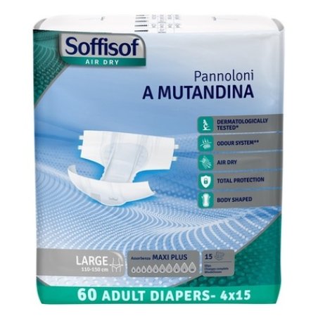 Soffisof Air Dry Adult Diapers Maxi Plus