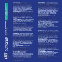 Zero Sanitizing Moist Floor Cleaning Cloths 100 Wipes