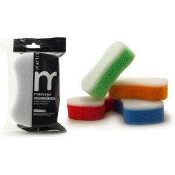 Martini SPA Massage Color Tonic Revitalizing Bath Sponge Assorted Colors Violin Shape 14g