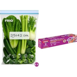 Frio Large Zip Freezer Bags 15 Count 6L Size L: 29x42 cm - Resealable