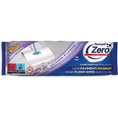 Zero Pavimenti Magnum Perforated Floor Wipes Ready to Use Lavender