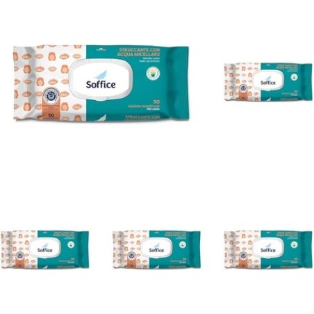 Soffice Makeup Remover Wipes for Face and Eyes with Micellar Water