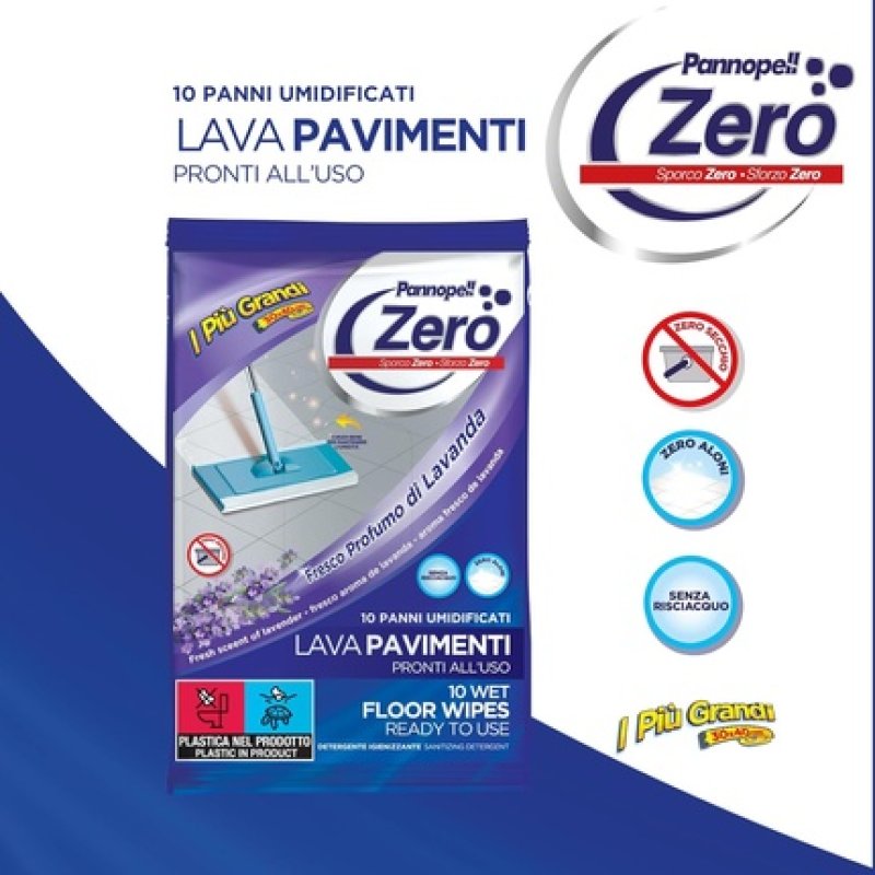 Pannopell Zero10 Ready-To-Use Wet Wipes Lavender Scent 30x40