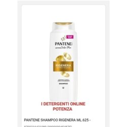 Pantene Shampoo Regenerates & Protects 625ml