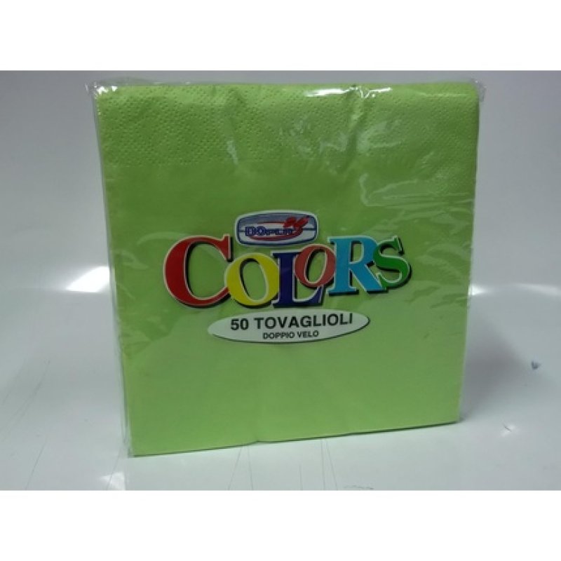 Yellow Paper Napkins Double Ply 50 Pieces 33x33cm