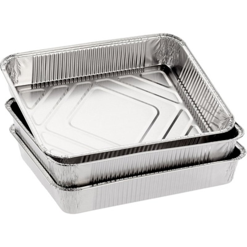 Excellent Aluminum Trays 3 Pieces for 4 Portions