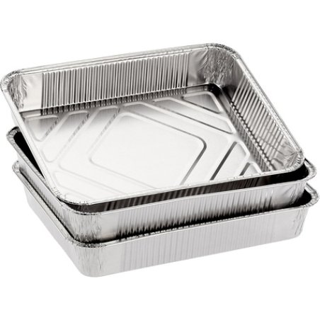 Excellent Aluminum Trays 3 Pieces for 4 Portions