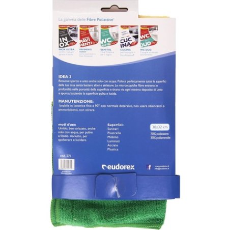 Eudorex Idea Tre Polyactive Fibre Cloth 30x32cm