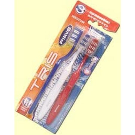 Piave Tris Medium Toothbrush