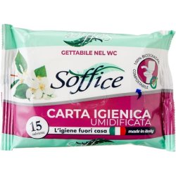 Soffice Moistened Toilet Paper 15 Sheets