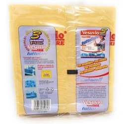 Vesuvio Tuttofare Fantastic Cleaning Cloths from Italia - Pack of 3