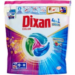 Dixan Discs 4in1 Color Washing Machine Detergent 40 Washes