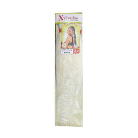 X-Pression Hair Extensions White