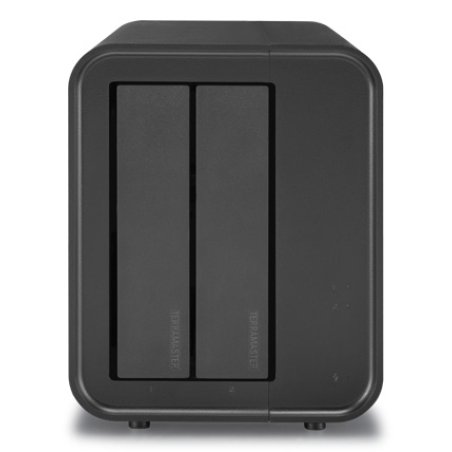 TerraMaster D2-320 boîtier de disques Bureau Noir