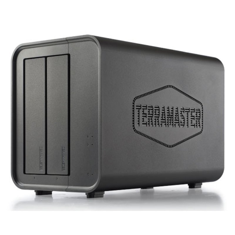 TerraMaster D2-320 boîtier de disques Bureau Noir