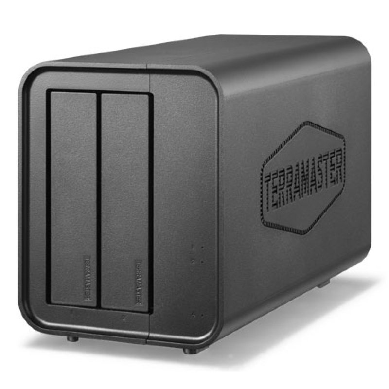 TerraMaster D2-320 boîtier de disques Bureau Noir