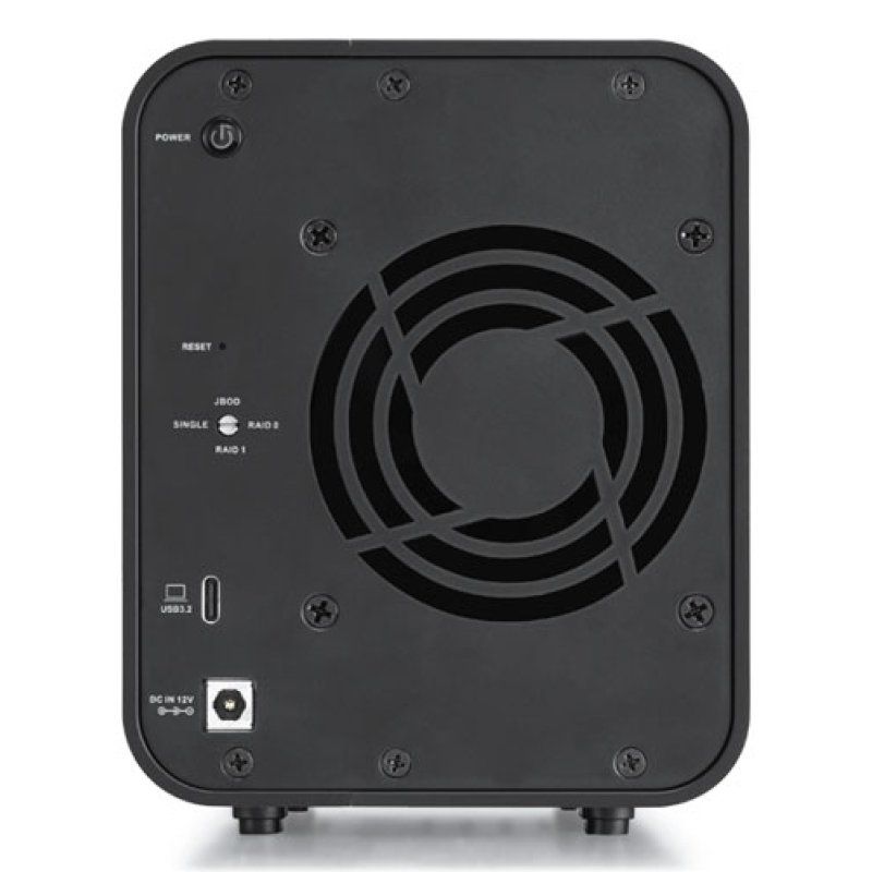 TerraMaster D5 HYBRID disk array Desktop Black