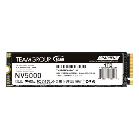 NV5000 1 TB (PCIe 4.0 x4 NVMe | M.2 2280 | Graphen-Kühlkörper)