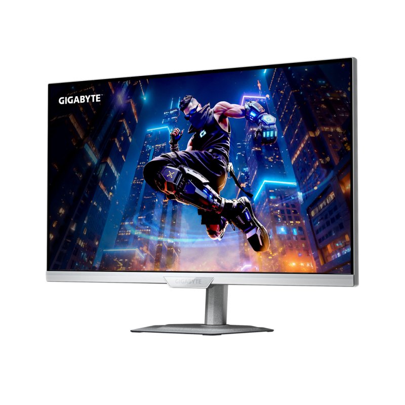 GIGABYTE M27UP ICE Moniteur de jeu 27” 4K UHD - Mode double (4K 160Hz ou FHD 320Hz), 3840 x 2160, 1ms, 350 cd/m²,