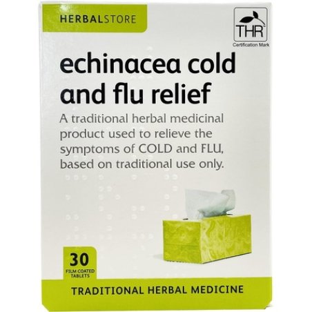 Herbal Store Echinacea Cold and Flu Relief 30 Tablets