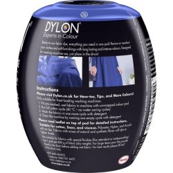 DYLON Washing Machine Fabric Dye Pod for Clothes and Soft Furnishings 350g Ocean Blue