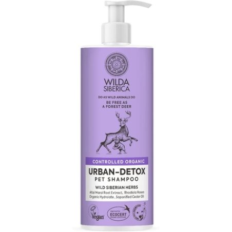 Wilda Siberica Organic Shampoo Urban Detox For Dogs And Cats 400 Ml