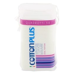 Cotton Plus Quadrotti Cotton Pads Double Textured 50 Pads