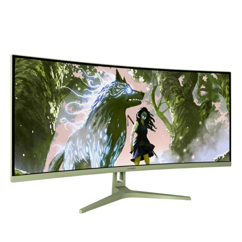 Arozzi Nova 34″ Curved computer monitor 86.4 cm (34") 3440 x 1440 pixels 4K Ultra HD LED Green