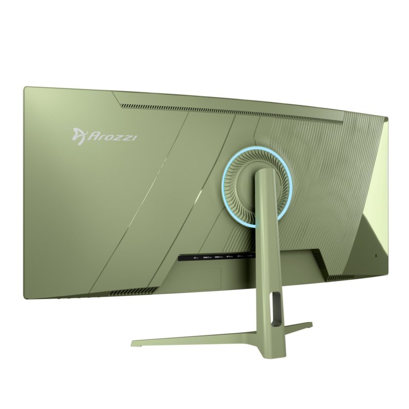 Arozzi Nova 34″ Curved écran plat de PC 86,4 cm (34") 3440 x 1440 pixels 4K Ultra HD LED Vert