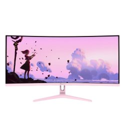 Arozzi Nova 34″ Curved écran plat de PC 86,4 cm (34") 3440 x 1440 pixels 4K Ultra HD LED Rose