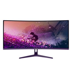 Arozzi Nova 34″ Curved écran plat de PC 86,4 cm (34") 3440 x 1440 pixels 4K Ultra HD LED Violet