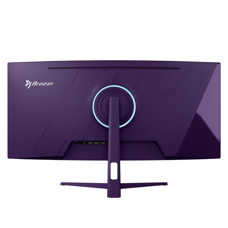 Arozzi Nova 34″ Curved écran plat de PC 86,4 cm (34") 3440 x 1440 pixels 4K Ultra HD LED Violet